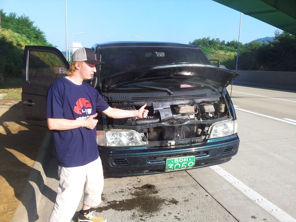 핀란드청년과 남지경기장을 다녀오다가…