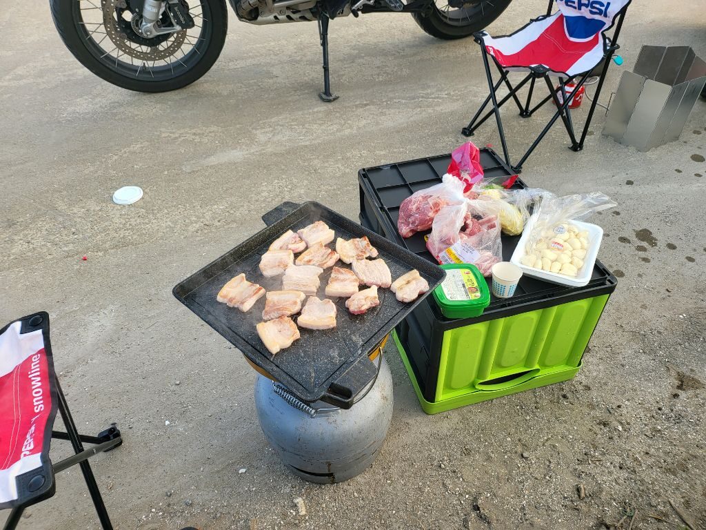 모토캠핑을 가보았습니다.