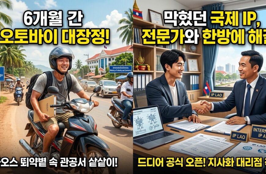 라오스 특허청 상표 출원 서류 및 비즈니스 준비 과정