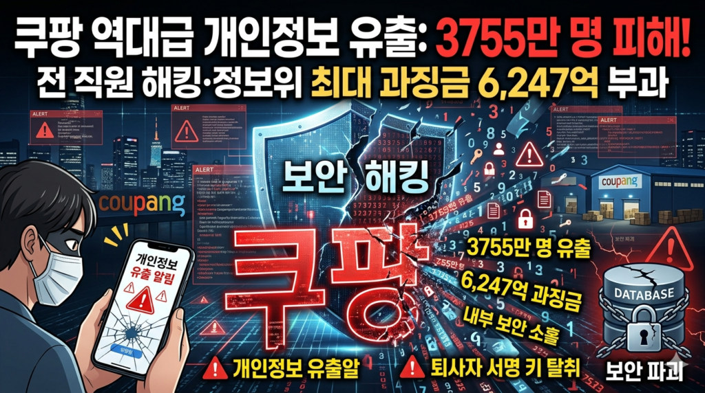 ‘3755만명 개인정보 유출’ 쿠팡 해킹사건