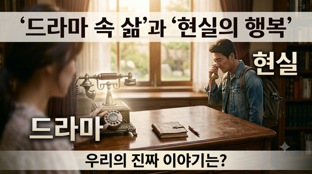 인생은 드라마가 아니다.