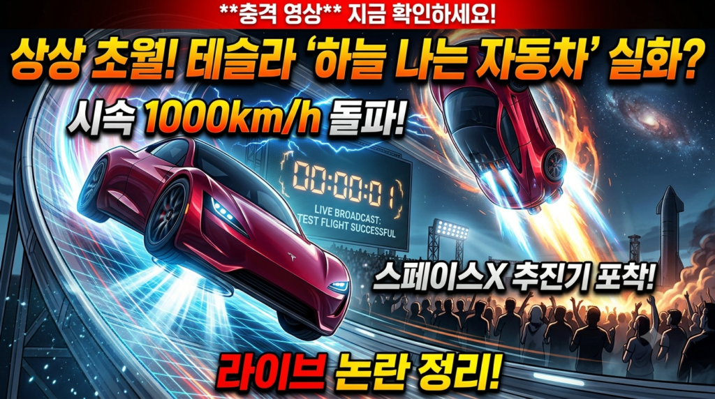 테슬라 일론머스크 세상을 뒤집을 자동차